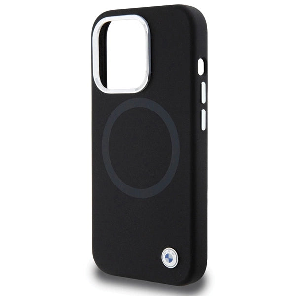 Etui BMW Signature Liquid Silicone MagSafe na iPhone 15 Pro Max - czarne – zdjęcie 6