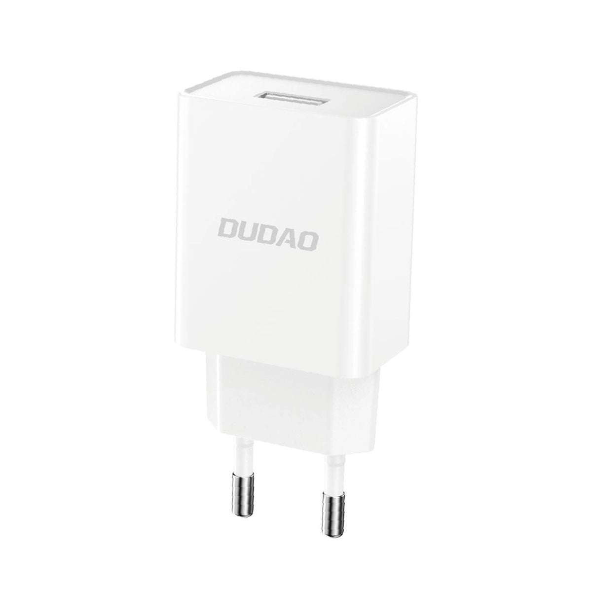 Ładowarka sieciowa Dudao A4EU USB-A 2.1A - biała + kabel USB-A - Lightning – zdjęcie 2