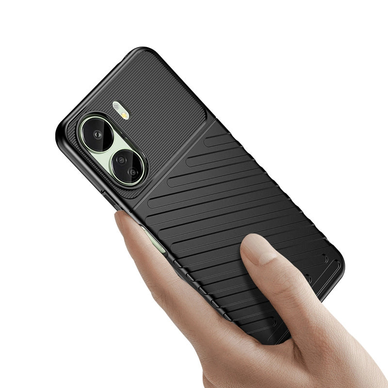 Pancerne etui Thunder Case na Xiaomi Redmi 13c - czarny – zdjęcie 3