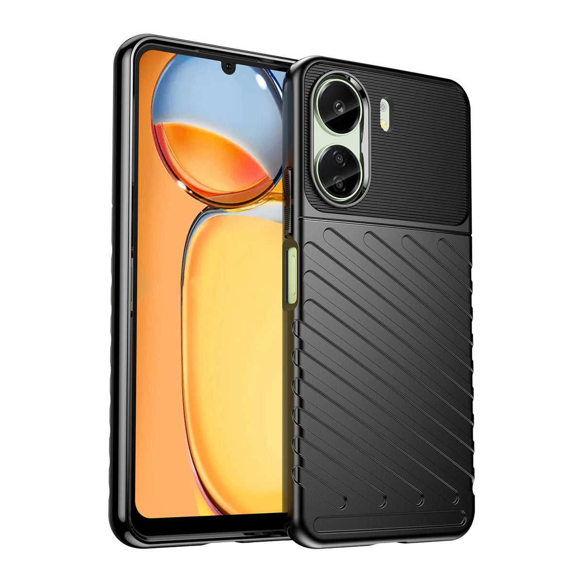 Pancerne etui Thunder Case na Xiaomi Redmi 13c - czarny – zdjęcie 5