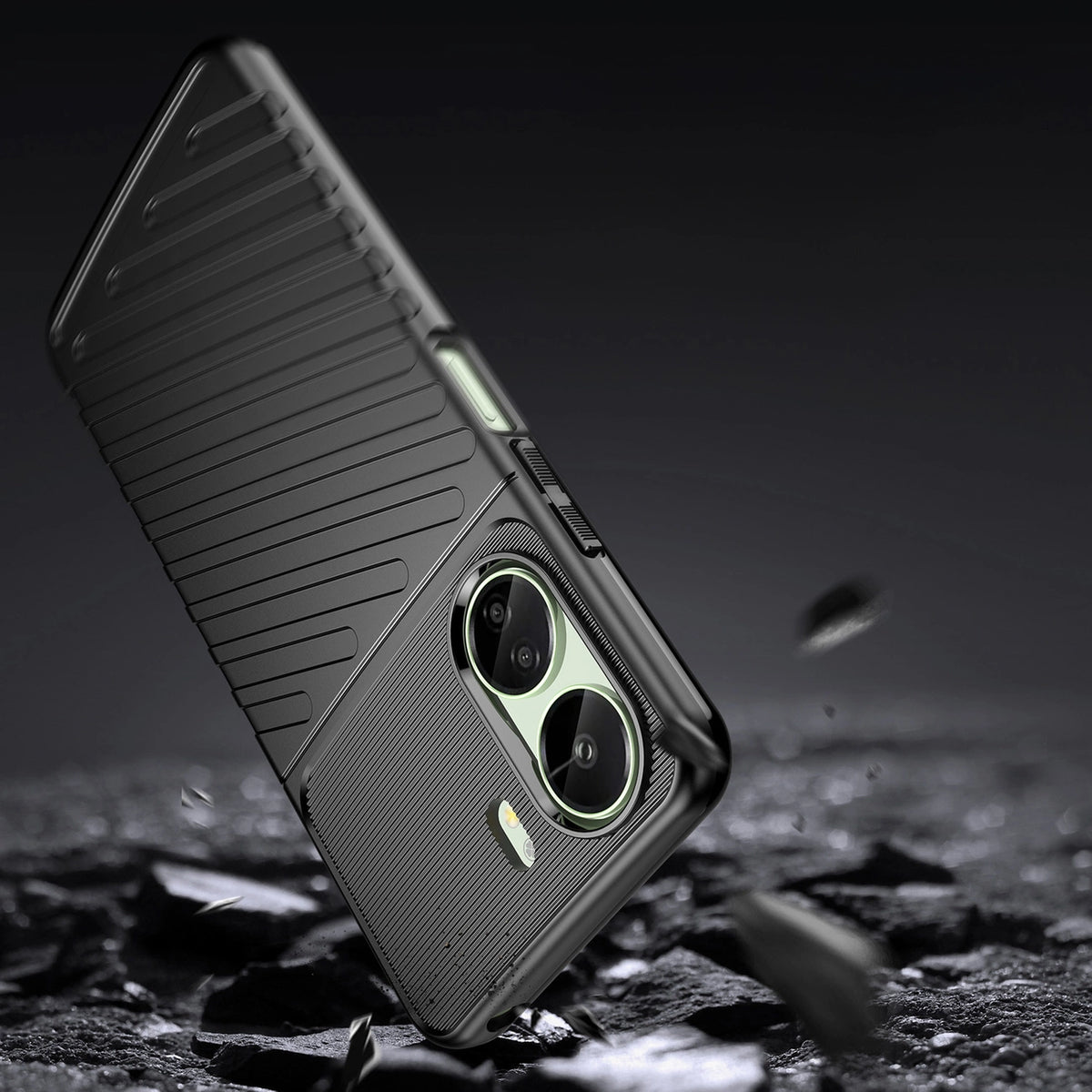 Pancerne etui Thunder Case na Xiaomi Redmi 13c - czarny – zdjęcie 7