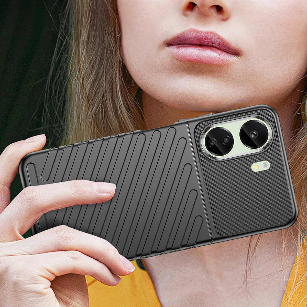 Pancerne etui Thunder Case na Xiaomi Redmi 13c - czarny – zdjęcie 9