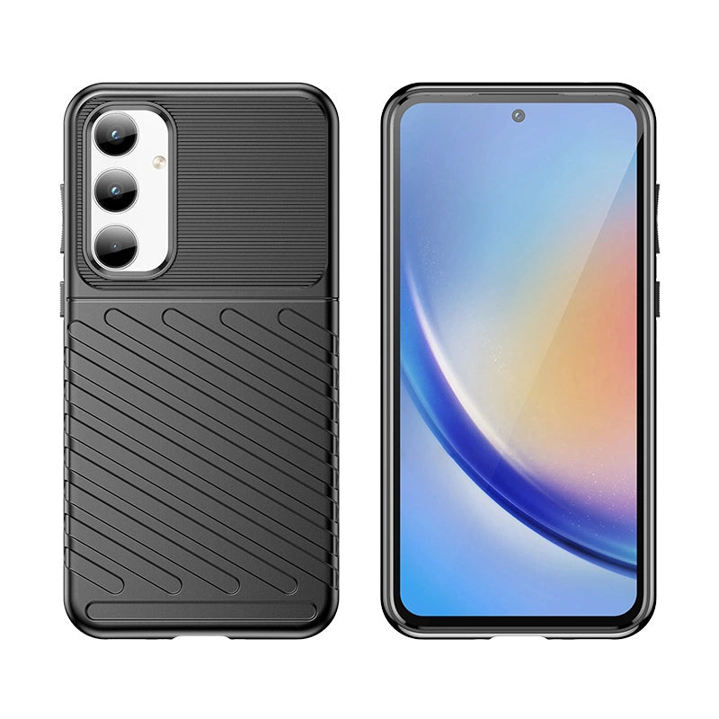 Etui pancerne Thunder Case do Samsung Galaxy A35 - czarne – zdjęcie 2