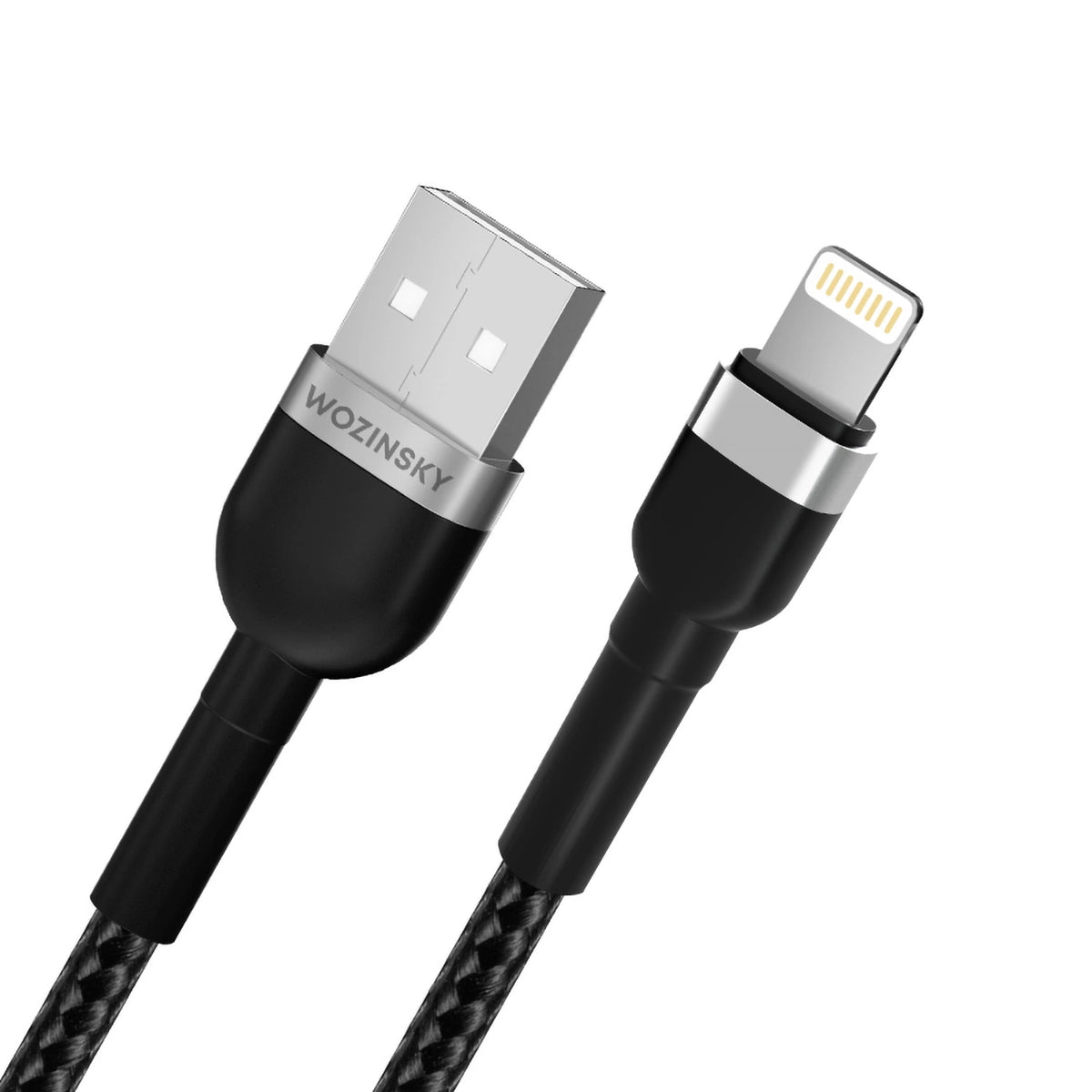 Kabel Wozinsky WNBAL2 USB-A / Lightning 2.4A 2 m - czarny – zdjęcie 4