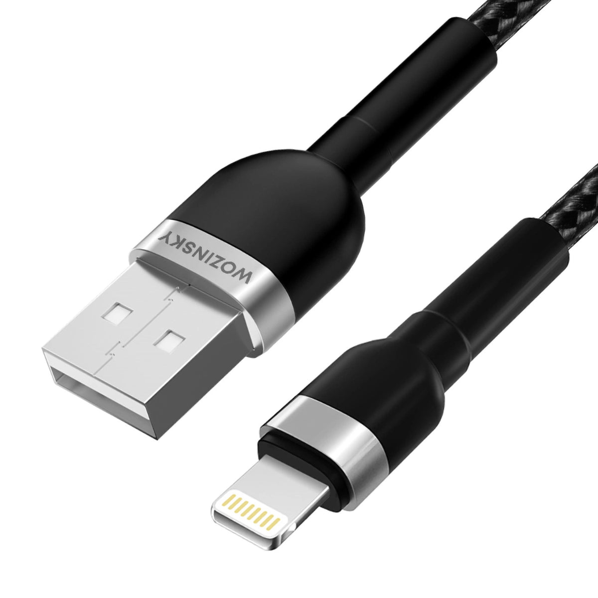 Kabel Wozinsky WNBAL2 USB-A / Lightning 2.4A 2 m - czarny – zdjęcie 3