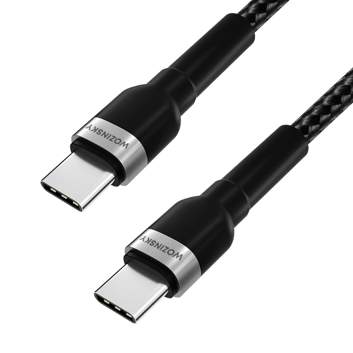 Kabel Wozinsky WNBCC1 USB-C / USB-C PD 65W 1 m - czarny – zdjęcie 3