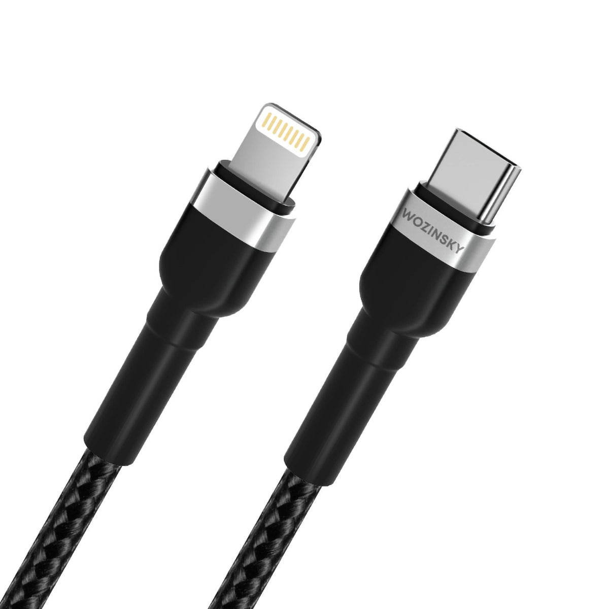 Kabel Wozinsky WNBCL2 Lightning / USB-C PD 30W 2 m - czarny – zdjęcie 4