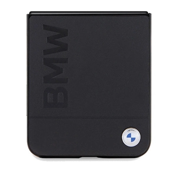 Etui BMW Leather Hot Stamp na Samsung Galaxy Z Flip 5 - czarne – zdjęcie 5