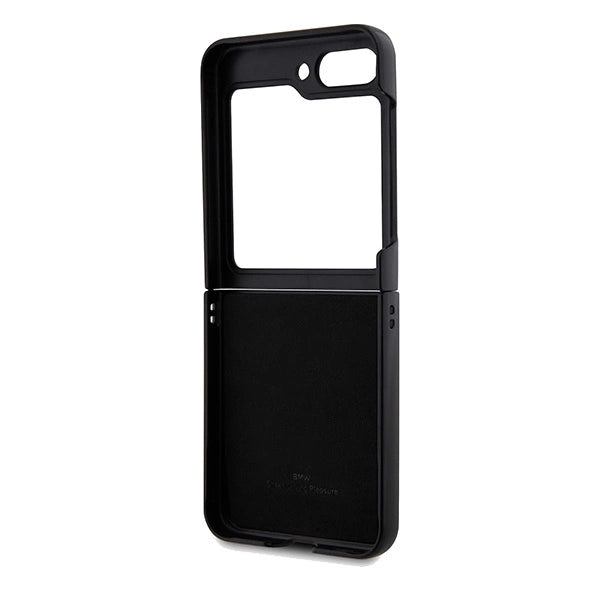 Etui BMW Leather Hot Stamp na Samsung Galaxy Z Flip 5 - czarne – zdjęcie 7