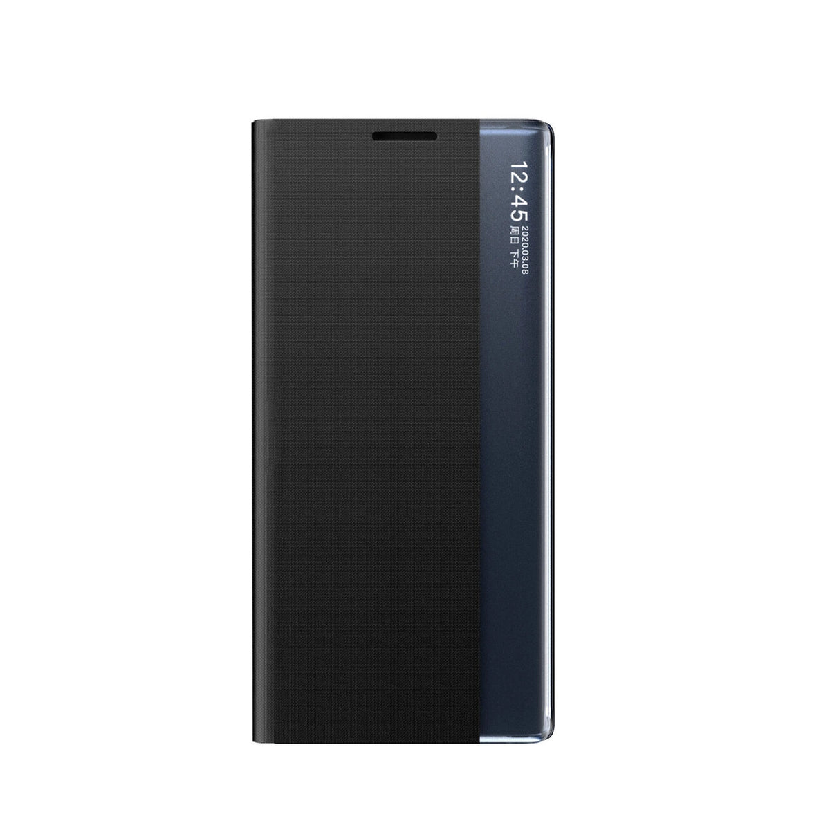 Etui New Sleep View Case do Xiaomi POCO C65 / Redmi 13C z klapką - czarne – zdjęcie 2