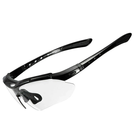 Okulary rowerowe Rockbros 10143 fotochromowe UV400 - czarne