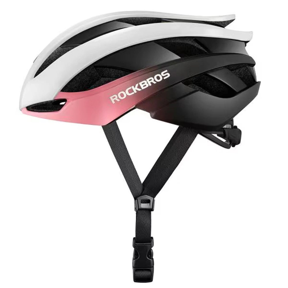 Kask rowerowy Rockbros 10110004008 rozmiar M - niebiesko-różowy – zdjęcie 2