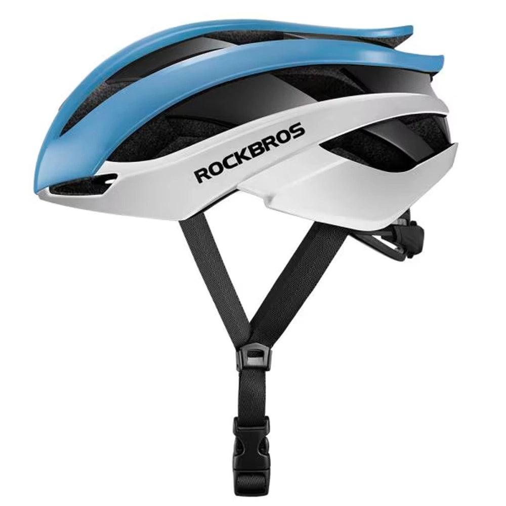 Kask rowerowy Rockbros 10110004004 rozmiar M - niebiesko-biały – zdjęcie 2
