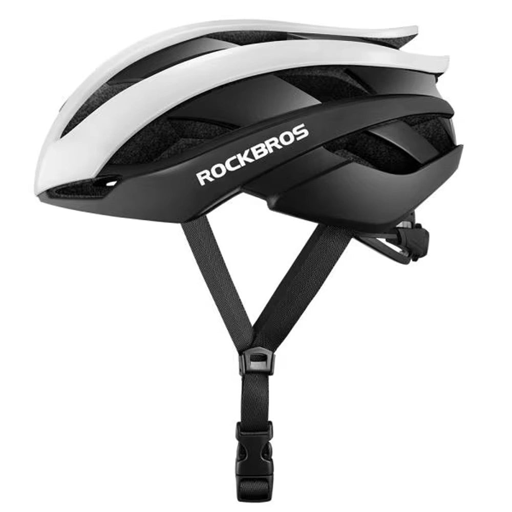 Kask rowerowy Rockbros 10110004002 rozmiar M - biało-czarny – zdjęcie 2