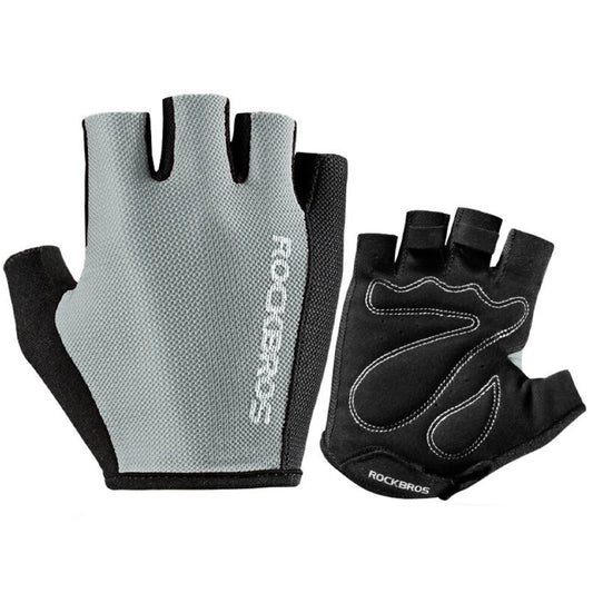 Rękawiczki rowerowe Rockbros S099GR rozmiar M - szare