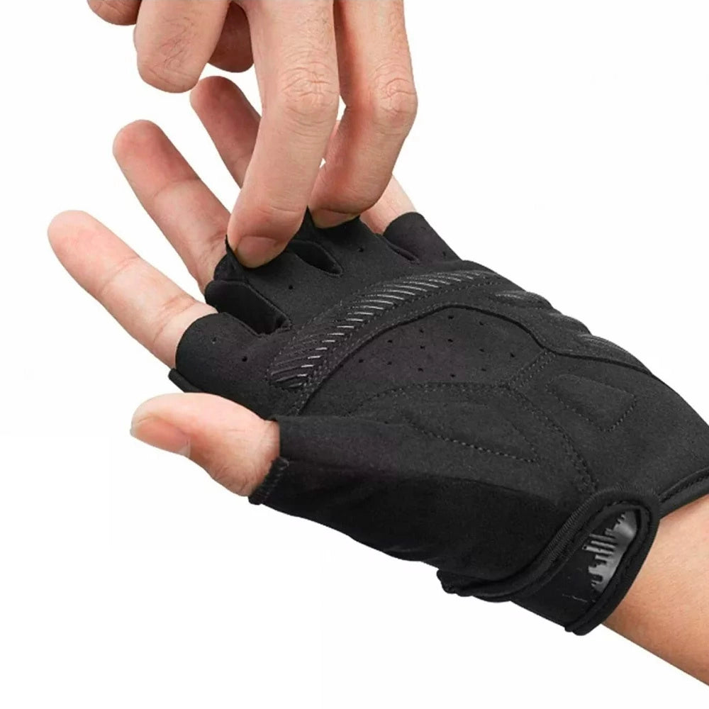 Rękawiczki rowerowe Rockbros S247 XL - czarne – zdjęcie 2