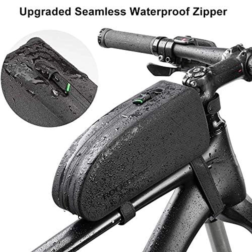 Torba Rockbros AS-019-1 rowerowa na ramę wodoodporna 1.6 l - czarna – zdjęcie 2