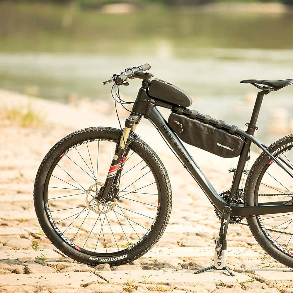 Torba Rockbros AS-019-1 rowerowa na ramę wodoodporna 1.6 l - czarna – zdjęcie 5