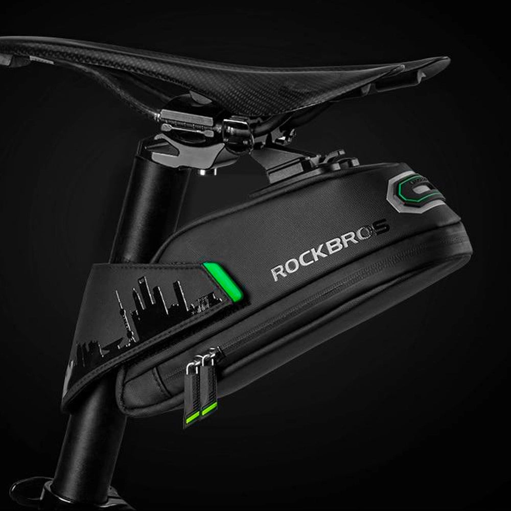 Torba rowerowa Rockbros C27-1 pod siodełko - czarna – zdjęcie 4