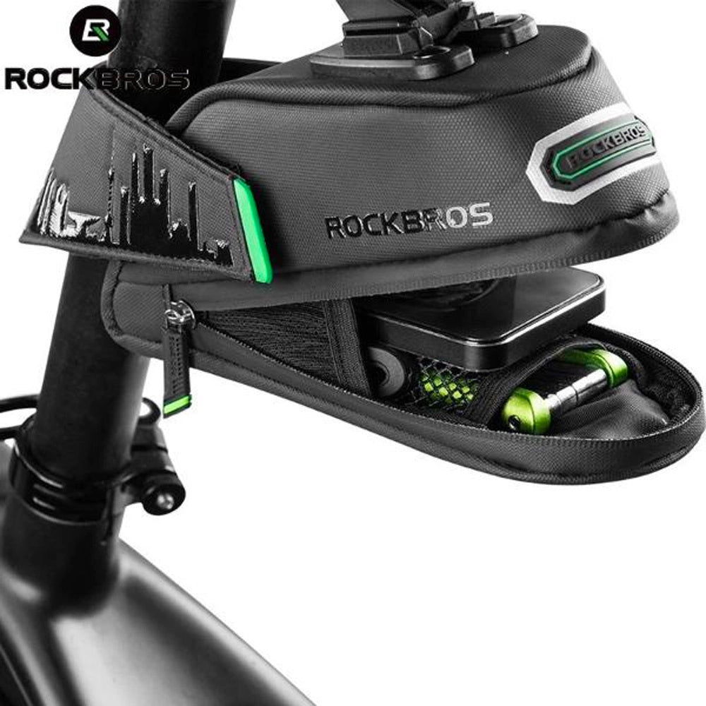 Torba rowerowa Rockbros C27-1 pod siodełko - czarna – zdjęcie 7