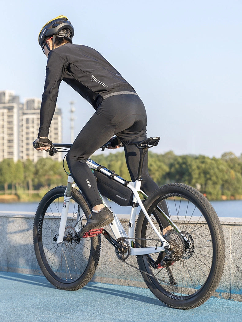 Sakwa rowerowa Rockbros AS-043 na rzepy 3l - czarna – zdjęcie 4