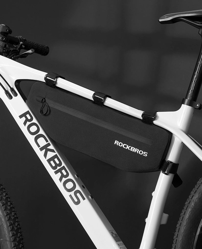 Sakwa rowerowa Rockbros AS-043 na rzepy 3l - czarna – zdjęcie 7