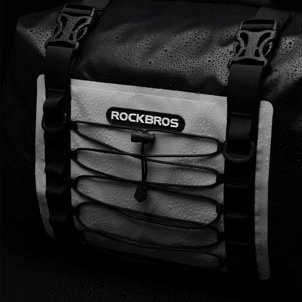 Torba motocyklowa Rockbros AS-010BGR wodoodporna - szara – zdjęcie 5