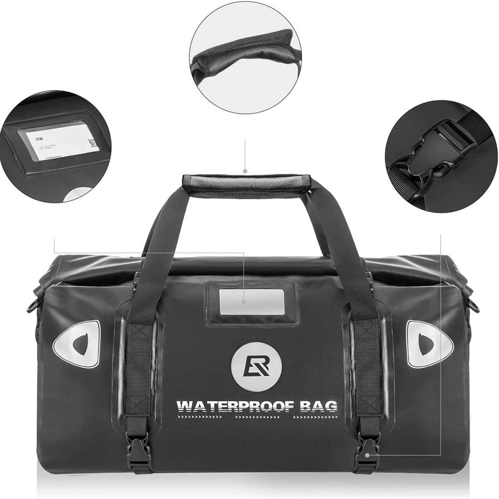 Torba motocyklowa Rockbros AS-005BK wodoodporna - czarna – zdjęcie 2