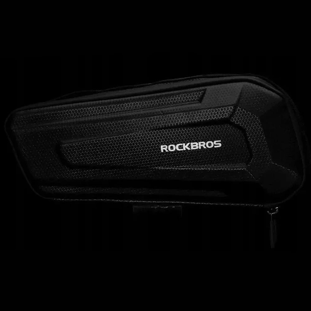Torba rowerowa Rockbros B67 wodoodporna na ramę - czarna – zdjęcie 12