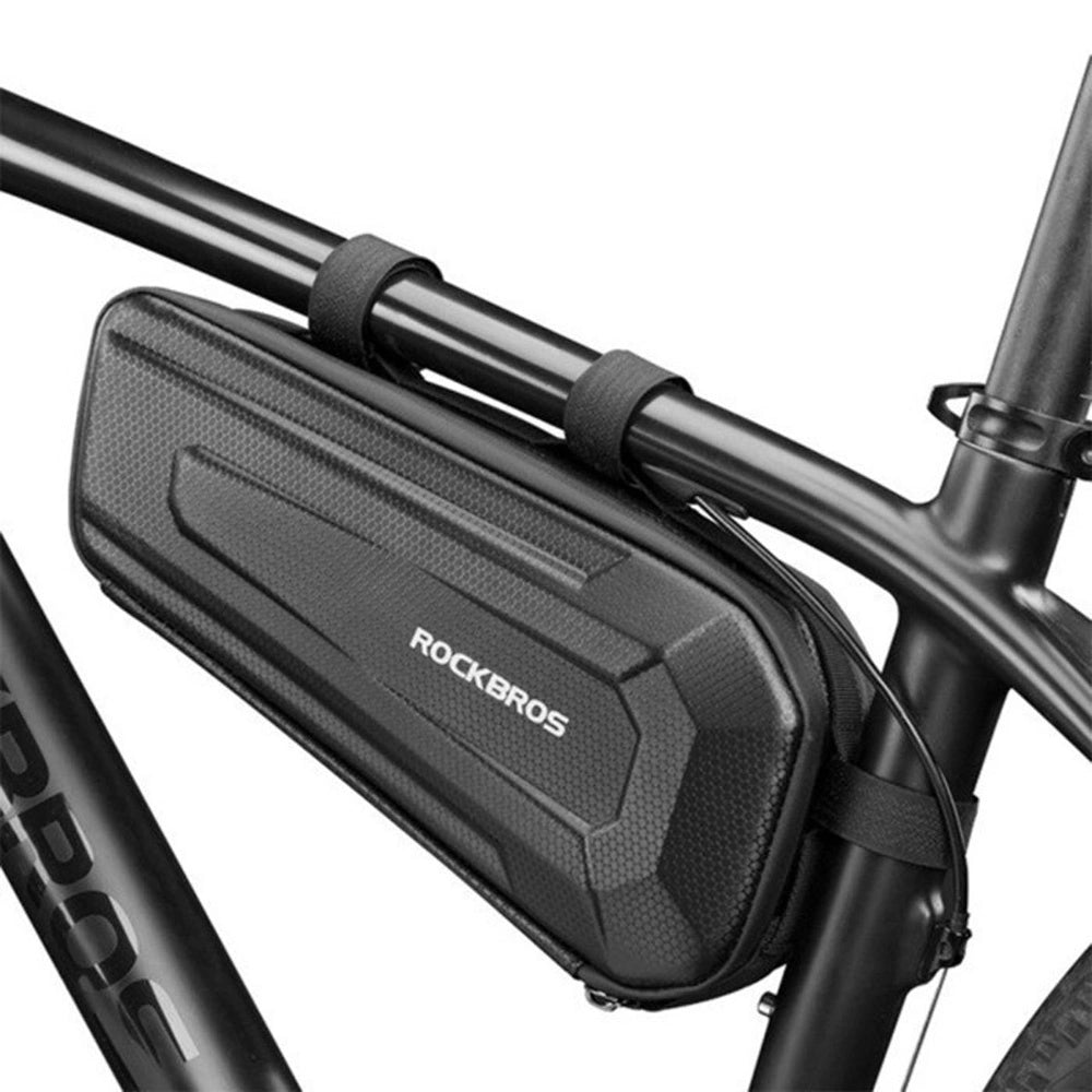Torba rowerowa Rockbros B66 wodoodporna na ramę - czarna – zdjęcie 4