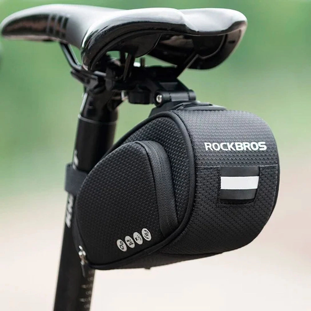 Torba rowerowa Rockbros C40 pod siodełko - czarna – zdjęcie 10