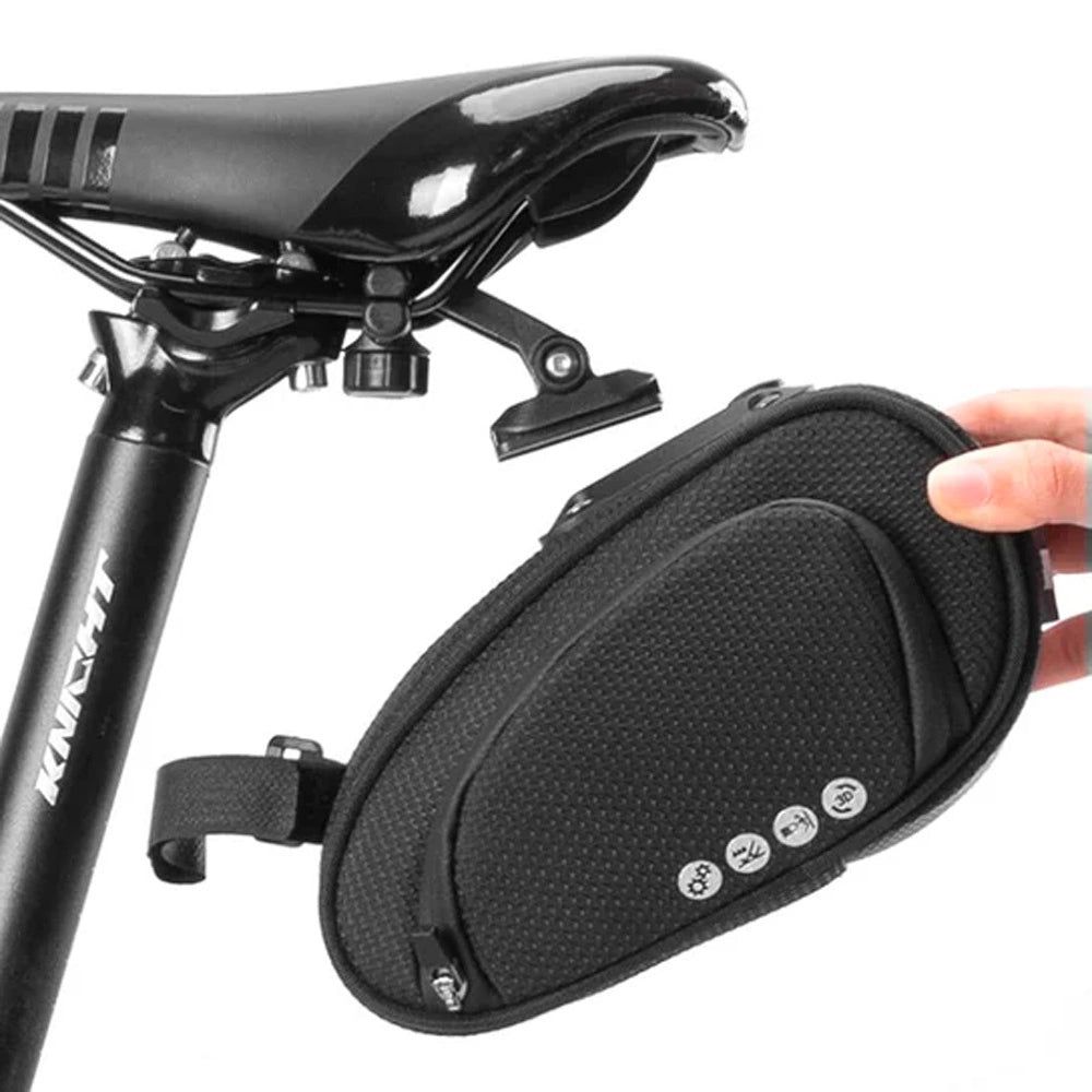 Torba rowerowa Rockbros C40 pod siodełko - czarna – zdjęcie 2