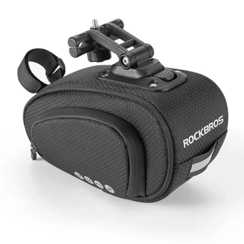 Torba rowerowa Rockbros C40 pod siodełko - czarna – zdjęcie 6