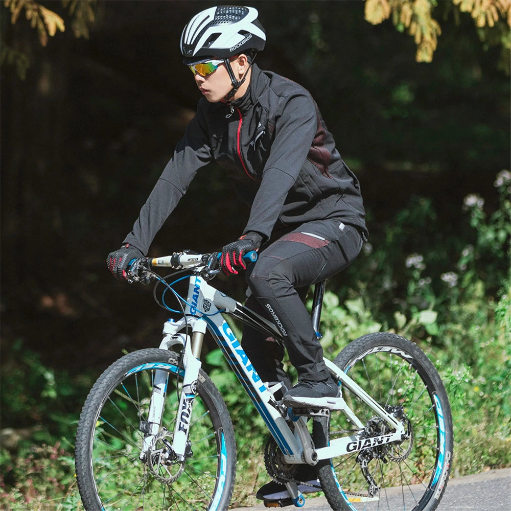 Spodnie rowerowe Rockbros YPK1007R rozmiar M - czarne – zdjęcie 5