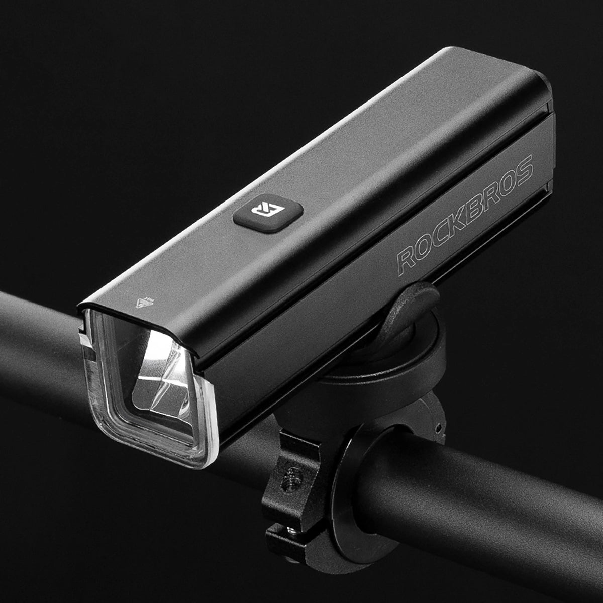 Lampka rowerowa przednia Rockbros 24610002001 1000 lm + kabel - czarna – zdjęcie 9