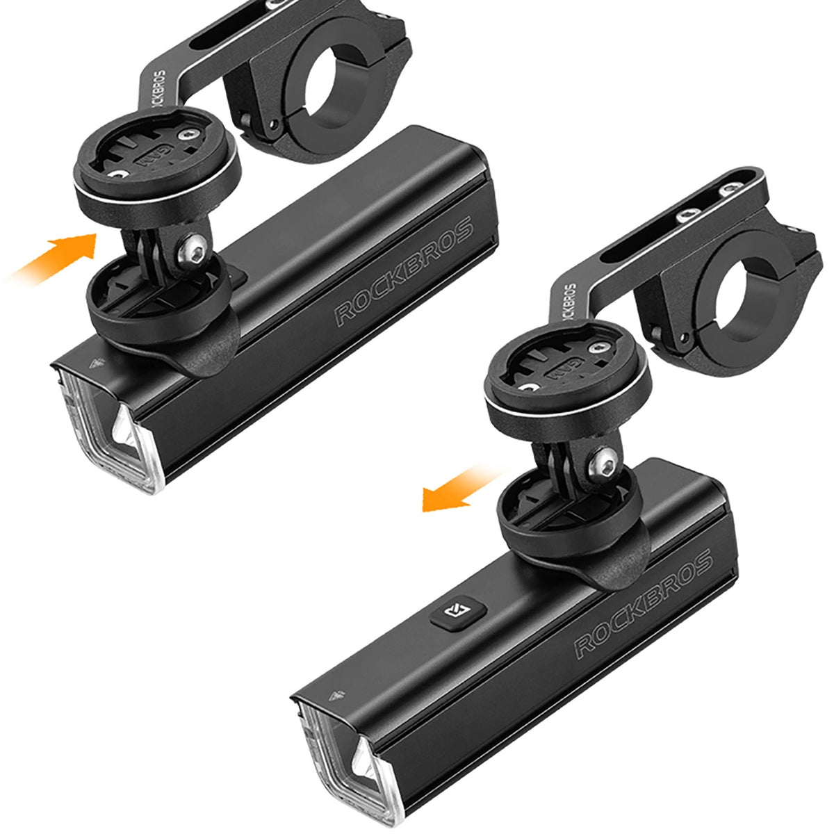 Lampka rowerowa przednia Rockbros 24610002001 1000 lm + kabel - czarna – zdjęcie 13