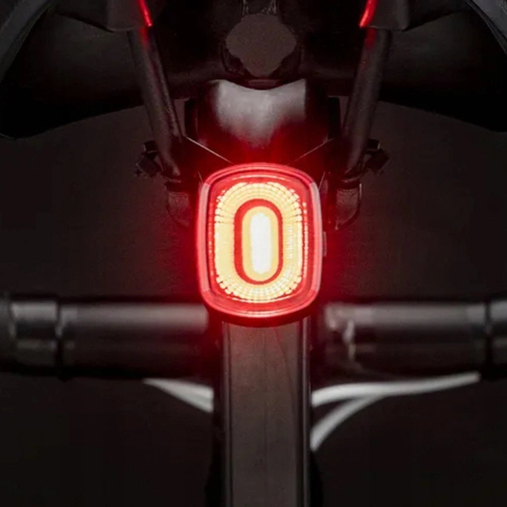 Lampka rowerowa tylna Rockbros Q2S LED z inteligentnym systemem - czarna – zdjęcie 5