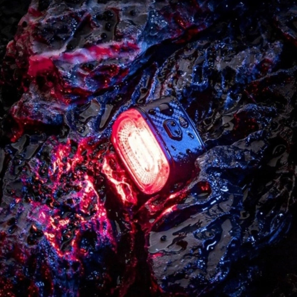 Lampka rowerowa tylna Rockbros Q2S LED z inteligentnym systemem - czarna – zdjęcie 7