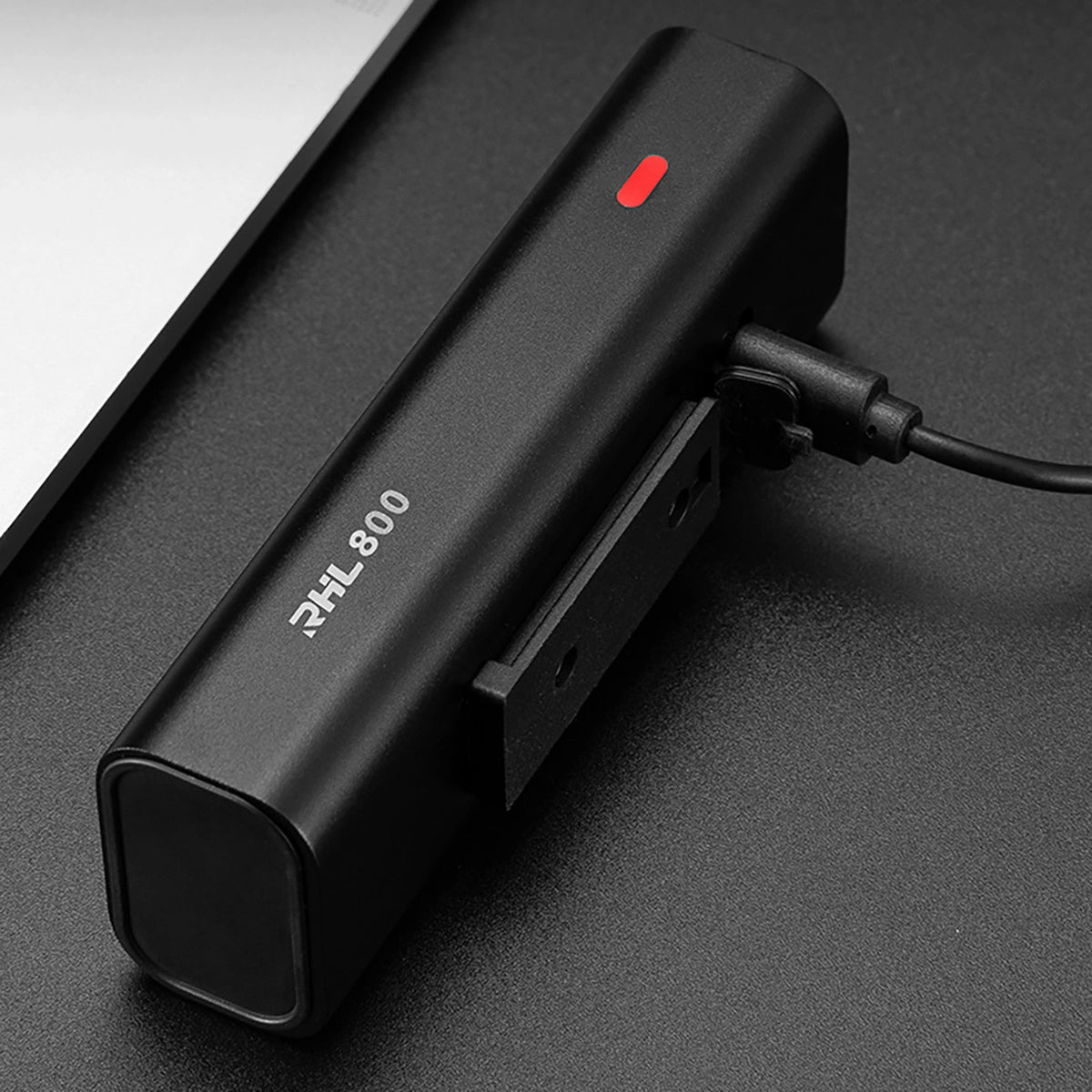Lampka rowerowa przednia Rockbros 24710012001 800 lm + kabel - czarna – zdjęcie 14