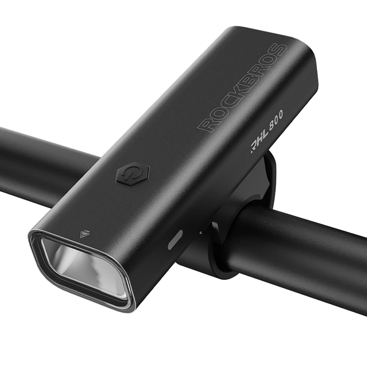 Lampka rowerowa przednia Rockbros 24710012001 800 lm + kabel - czarna – zdjęcie 9