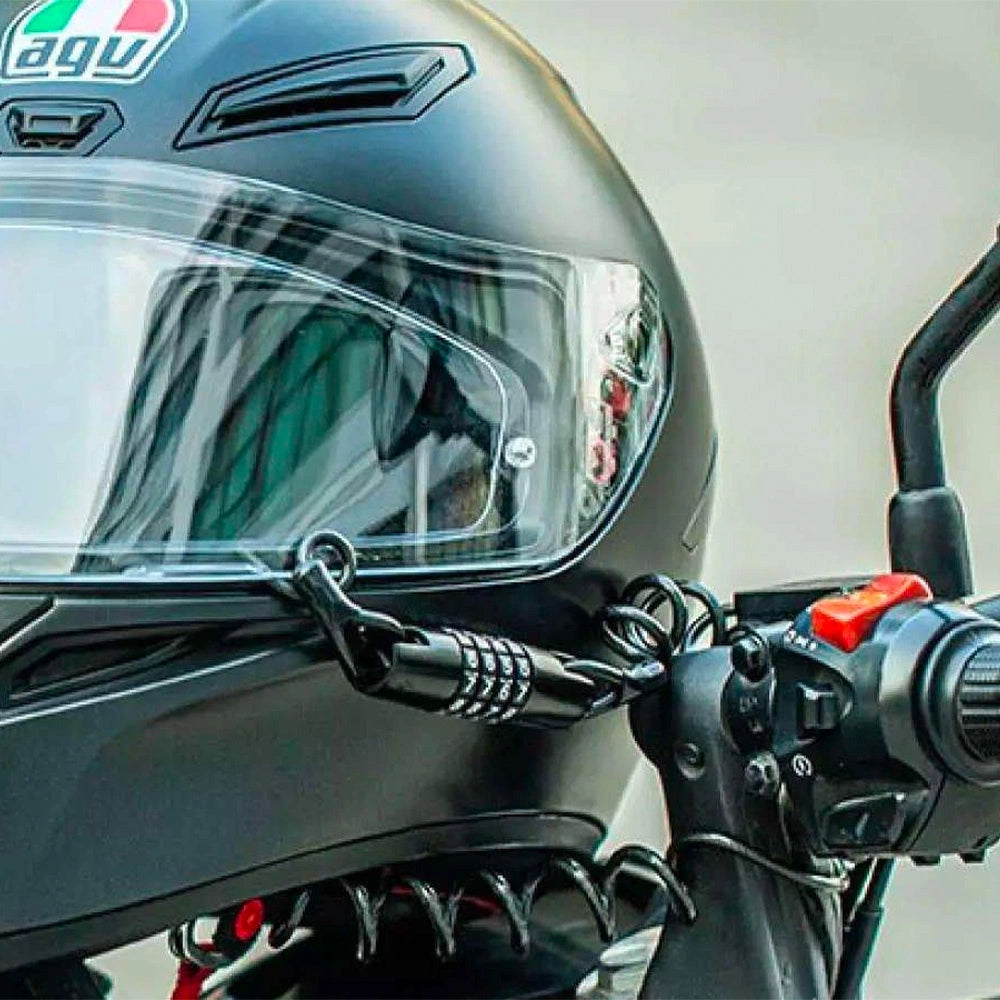 Zapięcie rowerowe Rockbros T609 na szyfr 1,5m - czarne – zdjęcie 3