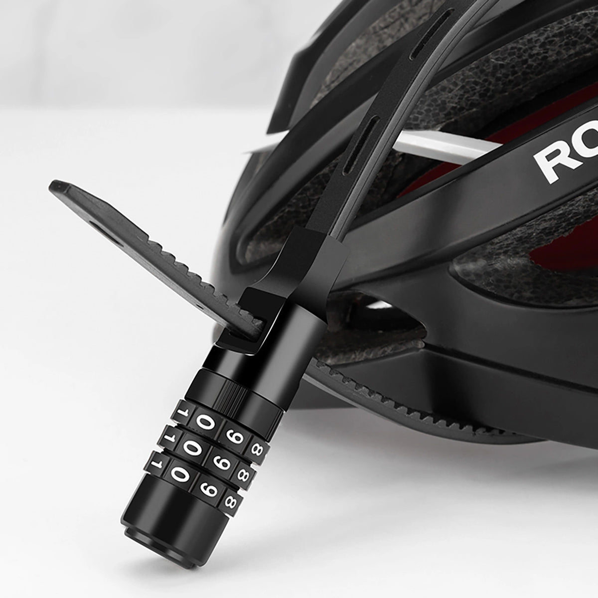 Zapięcie rowerowe Rockbros 3240001001 na szyfr 0,5m - czarne – zdjęcie 4