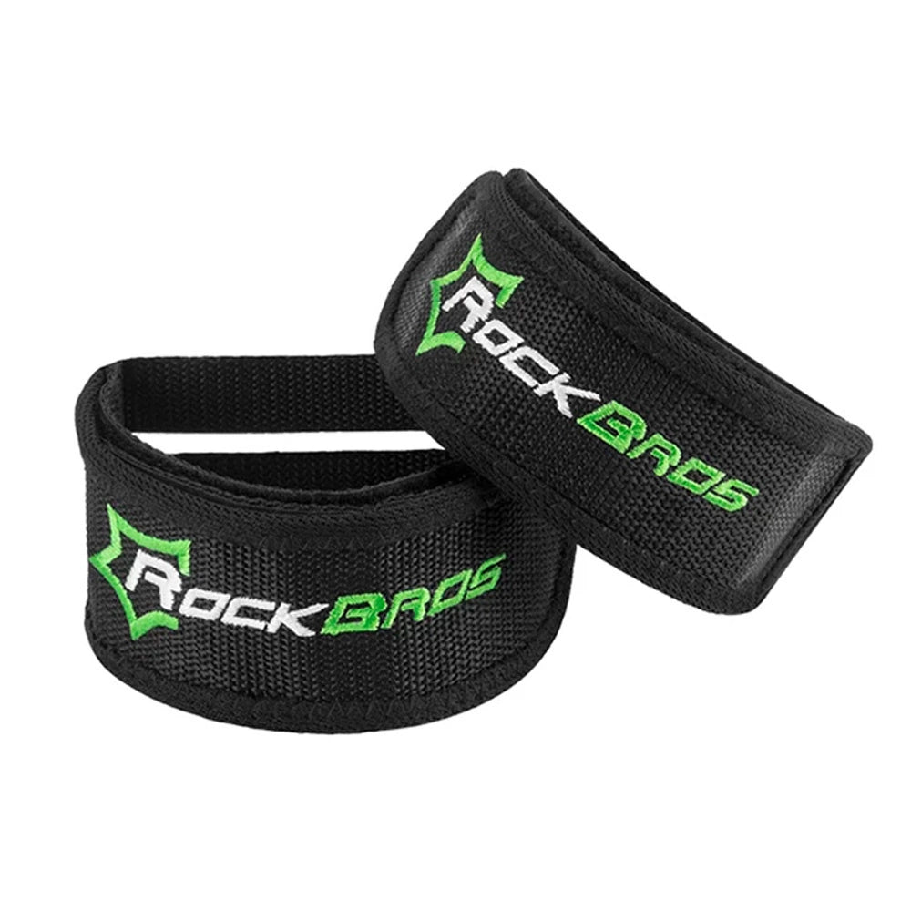 Paski do pedałów rowerowych Rockbros GZT1001BK 2 szt. - czarne – zdjęcie 2
