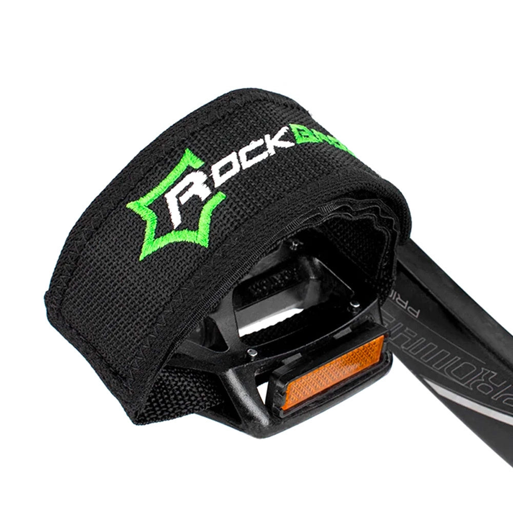 Paski do pedałów rowerowych Rockbros GZT1001BK 2 szt. - czarne