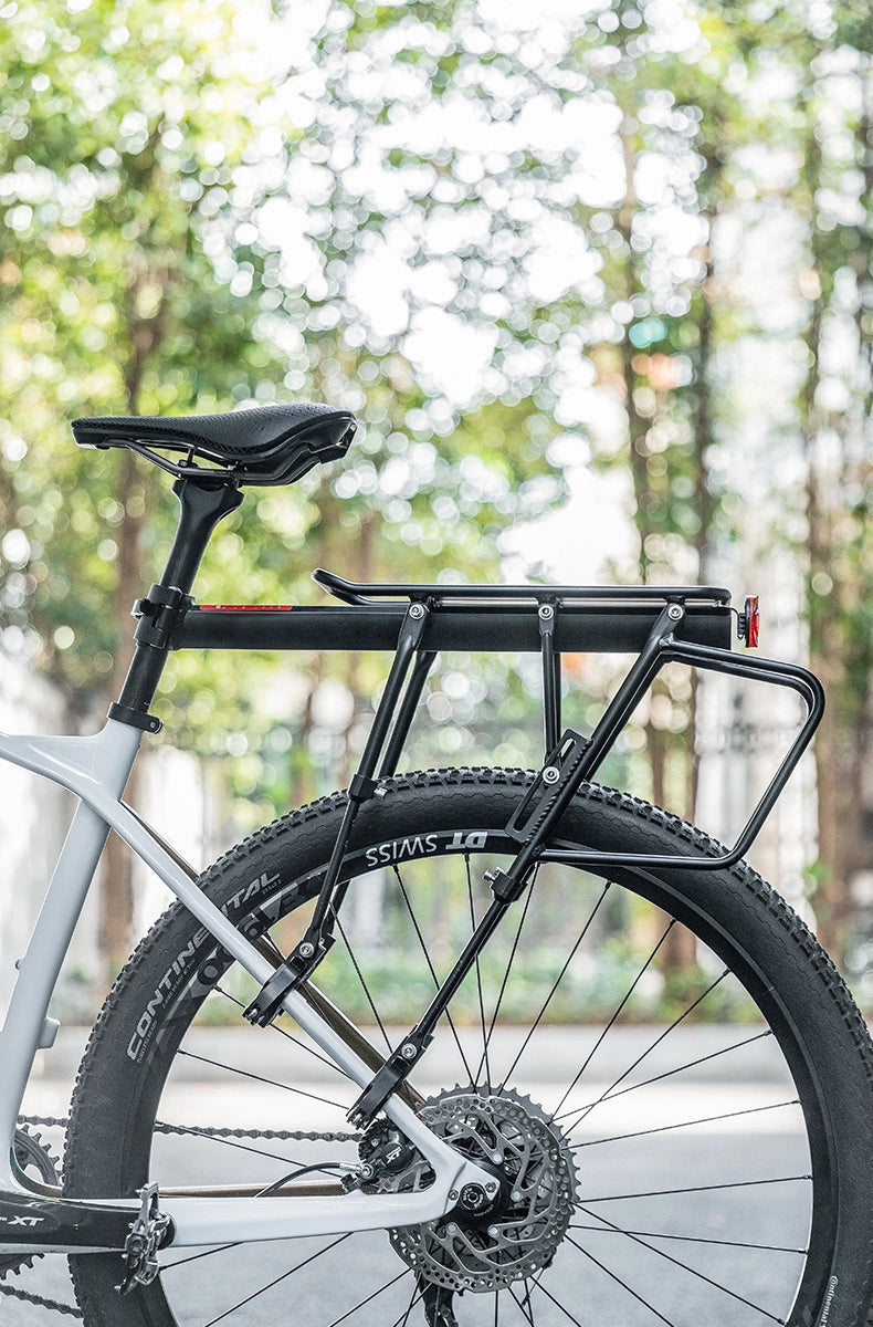 Bagażnik rowerowy Rockbros 33210004001 z półką - czarny – zdjęcie 7