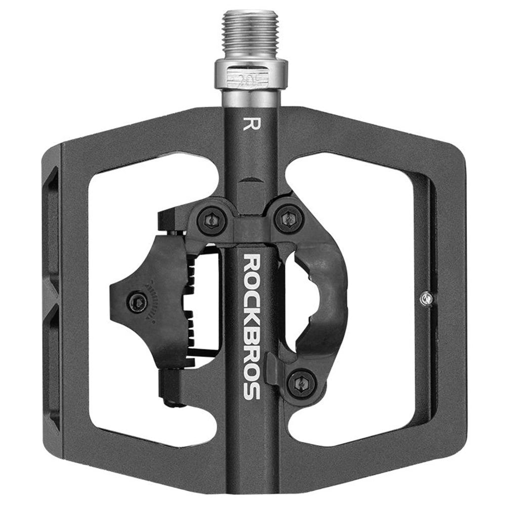 Pedały rowerowe Rockbros PD15-BK ze stopu aluminium - czarne