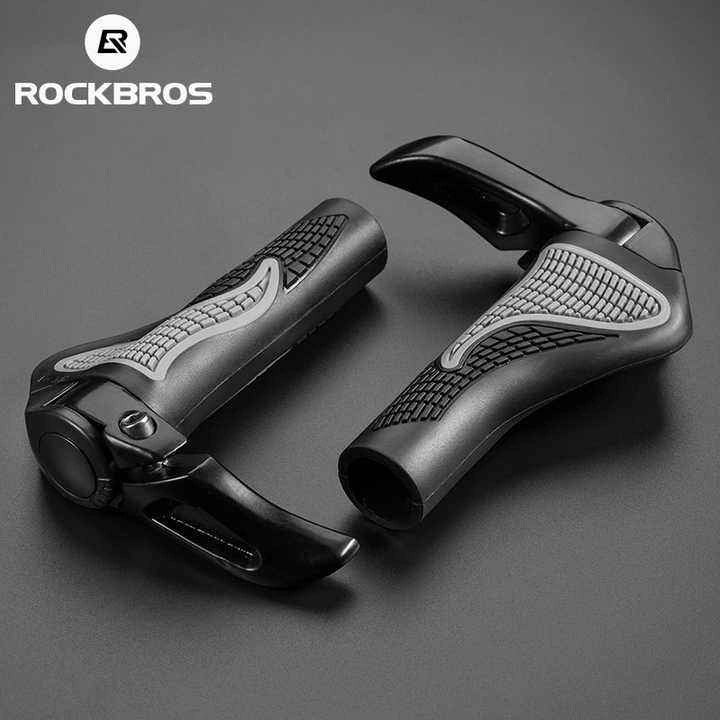 Zestaw uchwytów rowerowych Rockbros BT1007B z rogami - czarny – zdjęcie 16