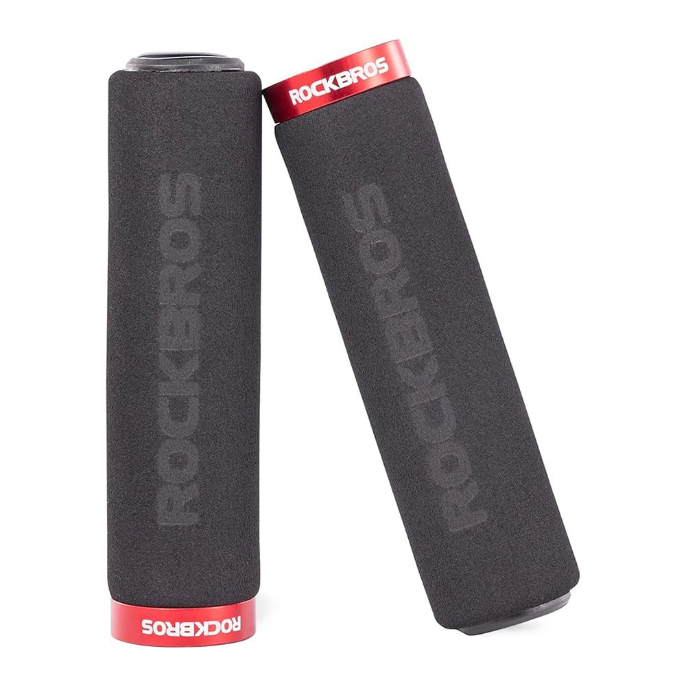 Uchwyty rowerowe Rockbros BT1001BKRD z na kierownicę - czarno-czerwone