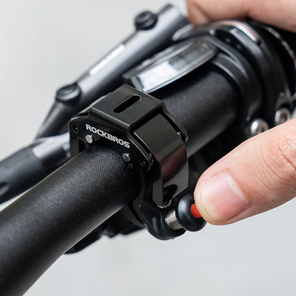 Dzwonek rowerowy Rockbros 34210006001 kształt C - czarny – zdjęcie 6