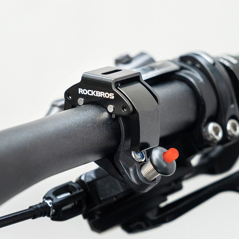 Dzwonek rowerowy Rockbros 34210006001 kształt C - czarny – zdjęcie 3